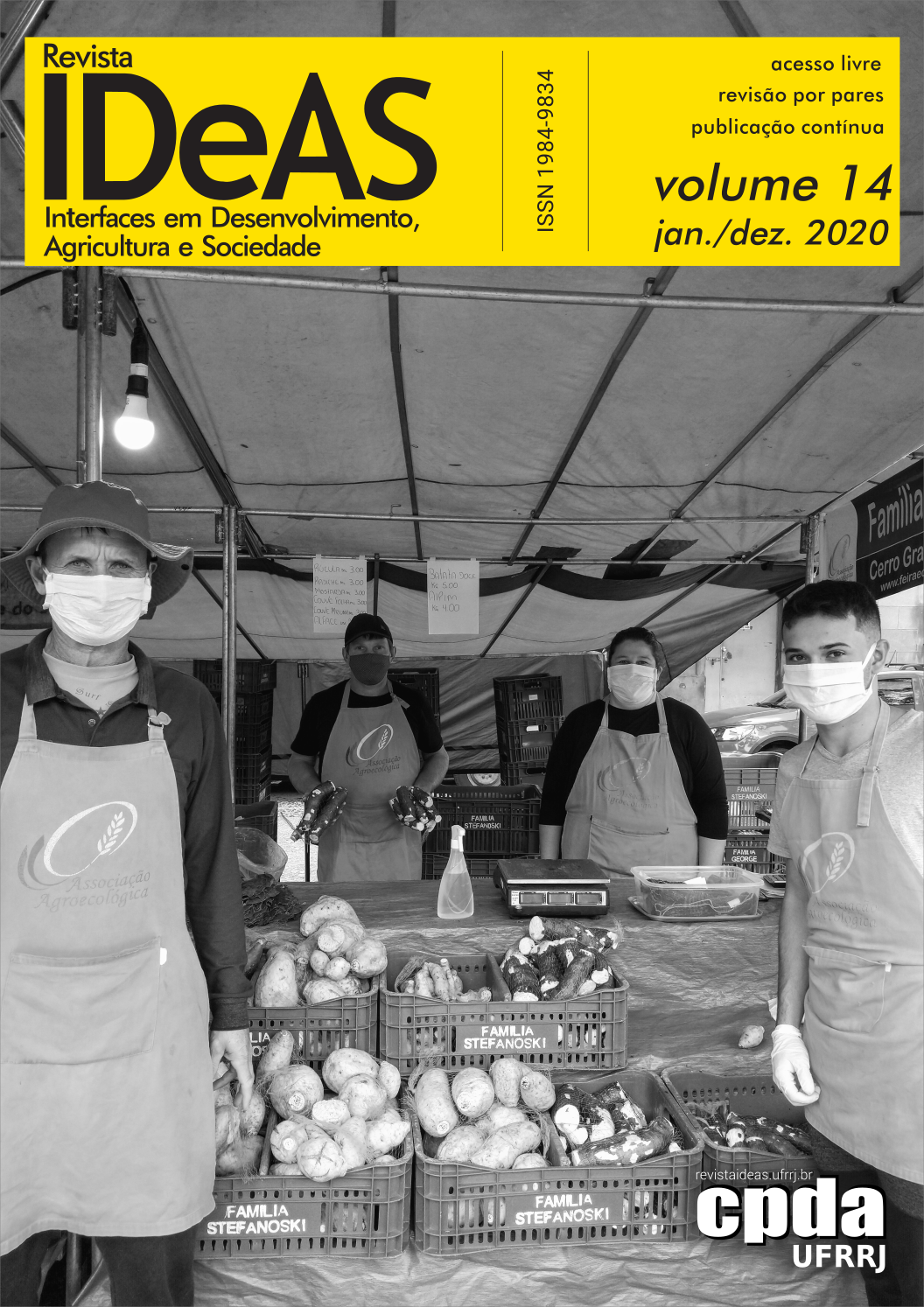 Família Stefanoski, Feira de Agriculturoes Ecologistas, Porto Alegre (© Camila Torres Brum, 2020)