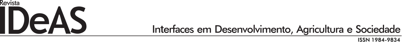 Revista IDeAS - Interfaces em Desenvolvimento, Agricultura e Sociedade